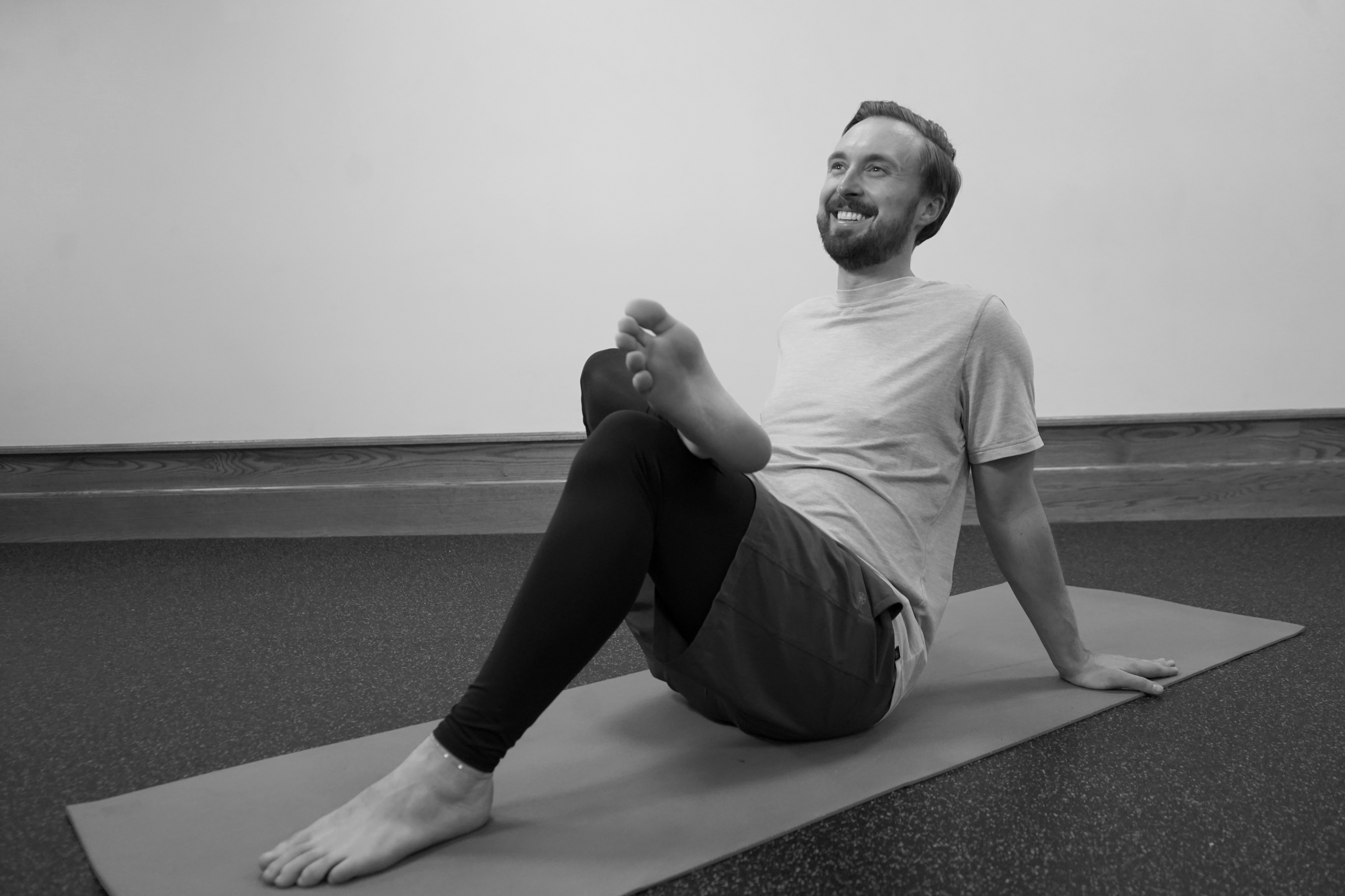 Alex Wainright on the mat